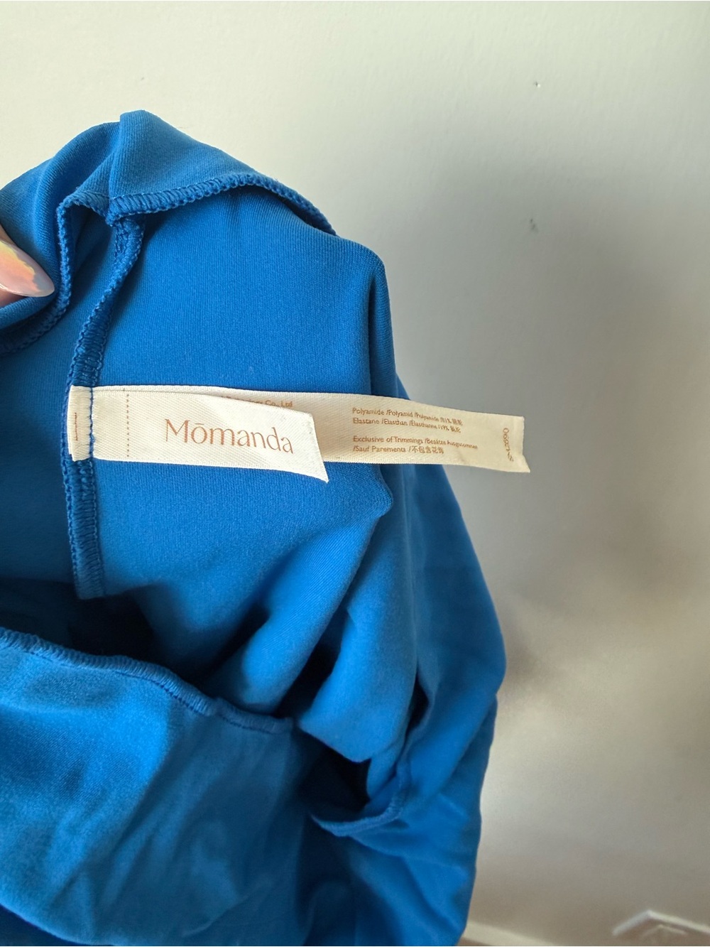 Momanda Natrelax Blue Maternity Romper S - Picture 7 of 8